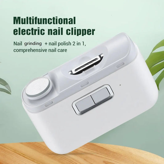 Intelligent Automatic Electric Nail Clipper Multifunction + Nail Polishing